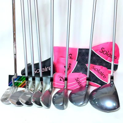 Callaway Solaire Ladies Full Golf Club Set Driver 5W 6H 7I 9I PW SW PT No Bag