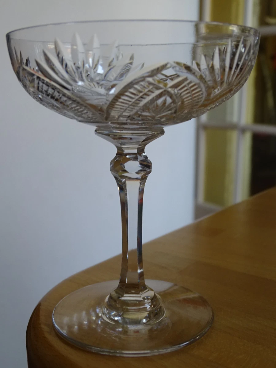 Coupes à Champagne Vintage – Marié Et Marié – Verre Imprimé – Set De 2 – Années 50-60