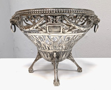 Sterling Silver Bowl 168g Basket Antique Hallmarked 925 - RSPCA NW London