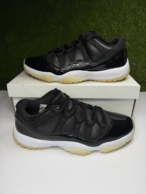 Air Jordan 11 Low 72-10 Retro Size 10.5 Mens Black Sneakers 2022 AV2187-001