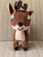 KellyToy Sugar Loaf Santa's Classic Reindeer Vixen Brown Plush 2015 12 Christmas