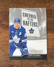 2024-25 Upper Deck Credentials Cheered to the Rafters John Tavares #CR-JT Leafs