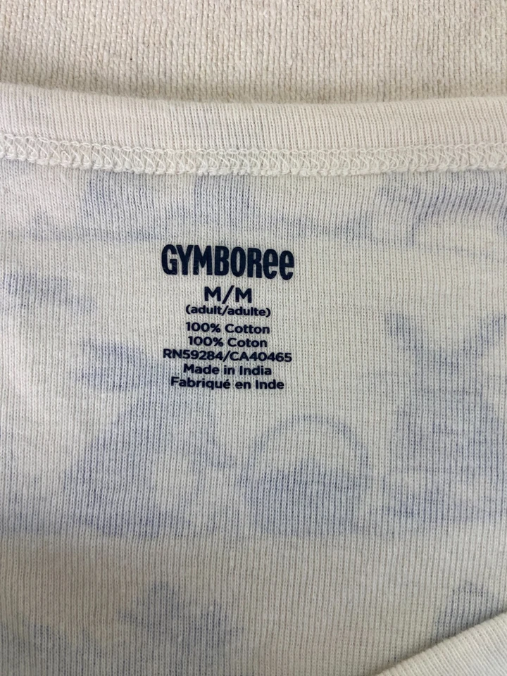Camisa Gymboree Para Mujer M Conejo Conejito de Pascua Casa de Campo Henley Algodón Azul Dormir Foto 3 de 4