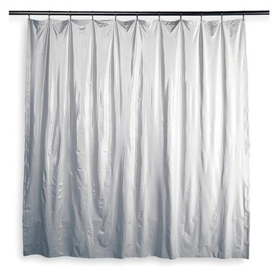 ABILITY ONE 7230-00-849-9838 Shower Curtain,72 in L,72 in W,Clear 1LLU2