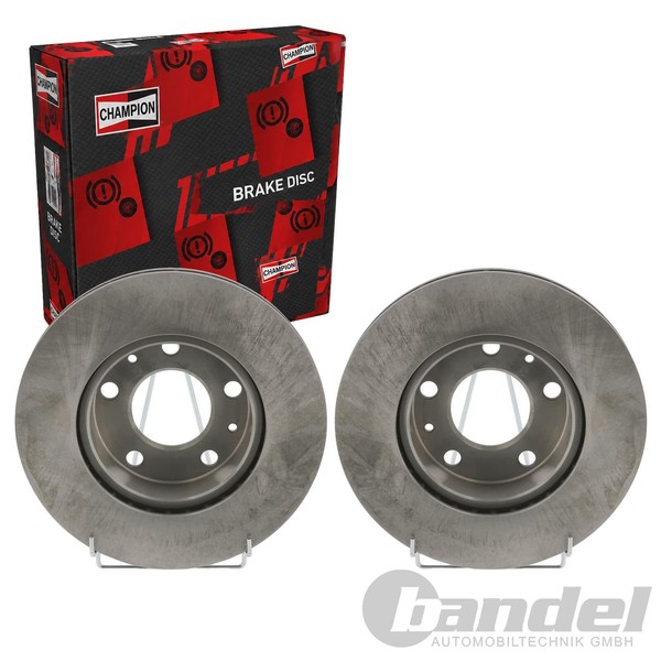 2X Champion Bremsscheiben 300Mm BelÜFtet Vorne Passend FüR CitroËN Jumper Fiat-image