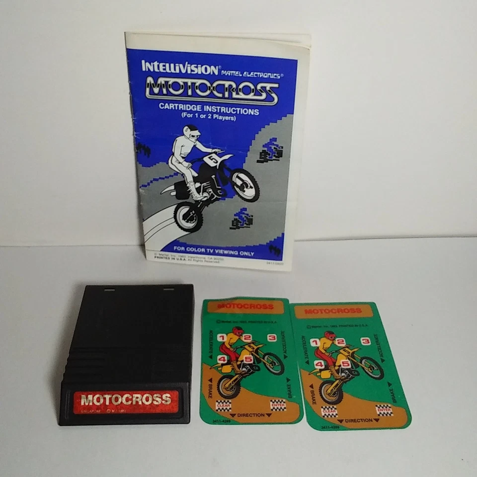 Motocross Intellivision Untested - Image 2 of 4
