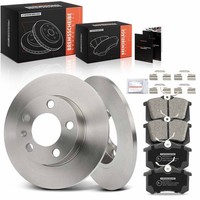 Frankberg Bremsscheiben + BelÄGe Hinten FüR VW Golf 4 Polo 6R 9N Beetle Bora