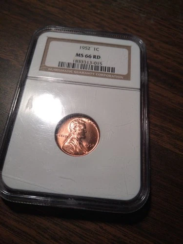 1952 NGC MS 66 RD LINCOLN CENT