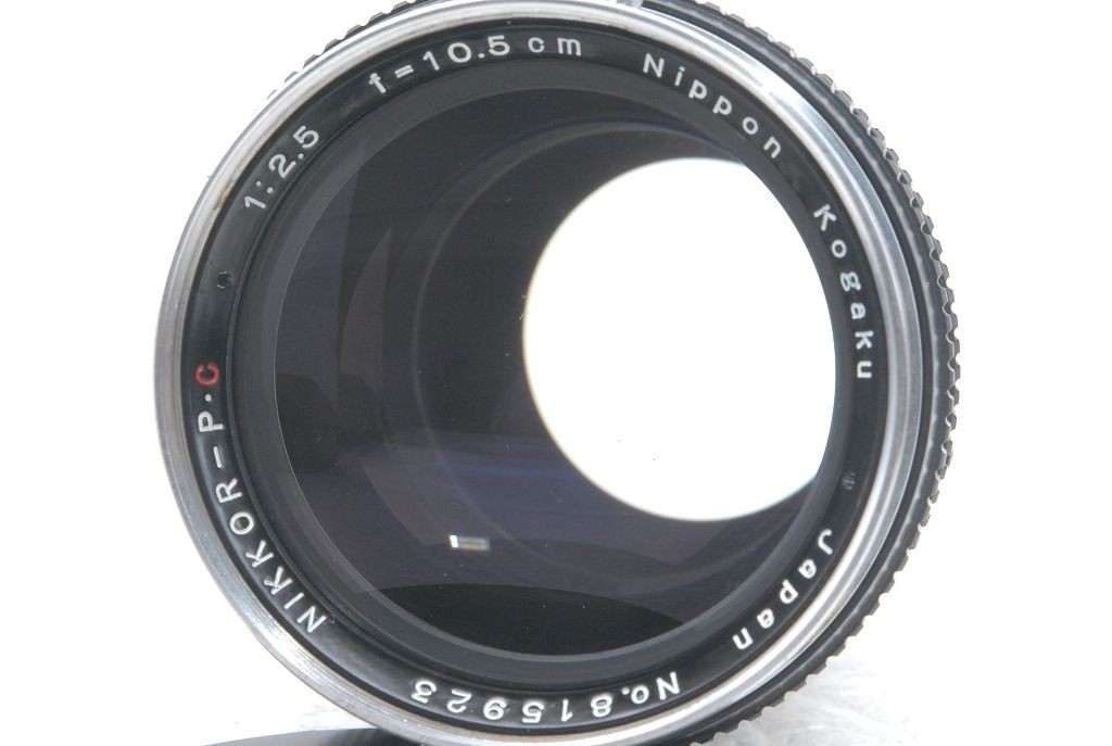 Exc Nikon Nikkor PC 10.5cm 105mm f/2.5 f 2.5 Nippon Kogaku Lens