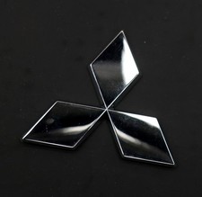 New Oem Mitsubishi Rear Chrome Triple Diamond Emblem 7415a012 Lancer 2004-2006 New Oem Mitsubishi Rear Chrome Triple Diamond Emblem 7415a012 Lancer 2004-2006