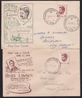 AUSTRALIA 1949 Lawson - 2 commem FDCs......................................D7429