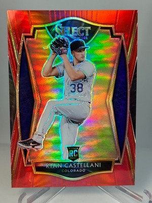 2021 Panini Select - Premier Ryan Castellani #127 Red Prizm /199 (RC)