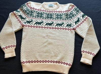 The Original Moriarty  Ski Sweater; M-Wool -Made in Stowe, VT