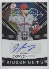 2020 Panini Elite Extra Edition Hidden Gems Black Justin Lavey #HG-JL Auto 0o87