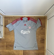 1LIVERPOOL 2008 2010 AWAY FOOTBAL SHIRT SOCCER JERSEY ADIDAS 313197 sz L MEN