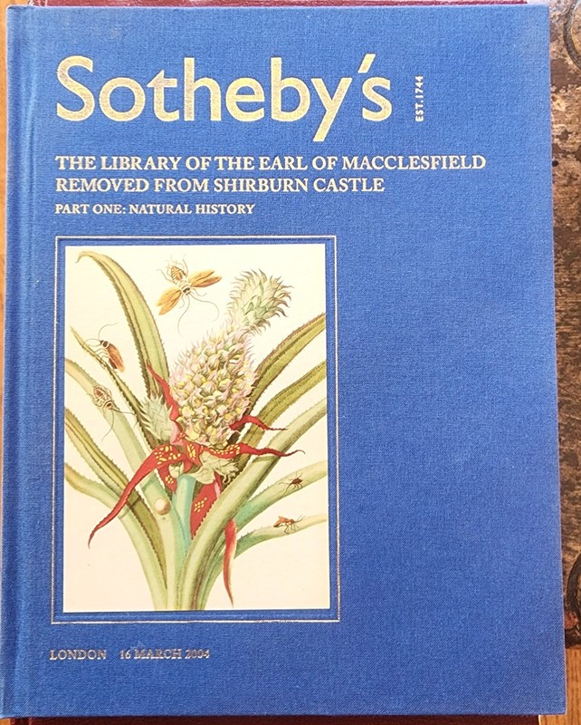 SOTHEBY'S The Library of the Earls of Macclesfield Removed from Shirburn Castle