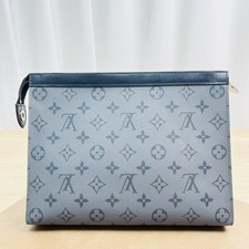 Louis Vuitton Pochette Voyage Eclipse Reverse Clutch Bag