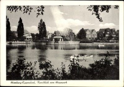 Ak Hamburg Nord Eppendorf, Rundblick vom Haynpark - 4960442