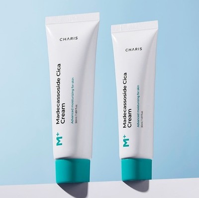 CHARIS M+ Madecassoside Cica Cream 50ml / K-Beauty K-Skincare Calming Sensitive