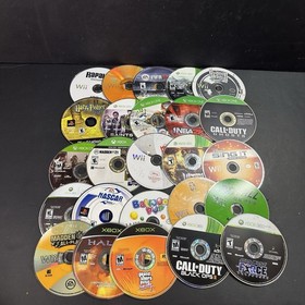 Huge 100 Video Game Lot UNTESTED AS IS- Wii Nintendo 3DS PlayStation Xbox