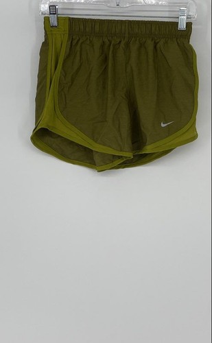 Nike Womens Pea Green Dri-Fit Elastic Waist Athletic Shorts Size X-Small