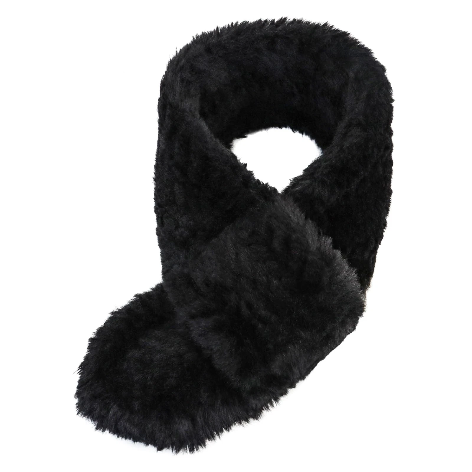 Warm Kids Scarf Girls Winter Fuzzy Colorful Ski Windproof Neck Warmer