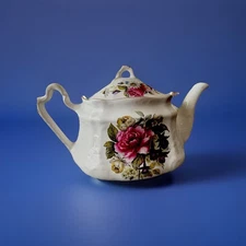 Arthur Wood Pink and White Floral Porcelain 5.5'' Pitcher