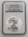 2006 $1 AMERICAN SILVER EAGLE REVERSE PROOF NGC PF69