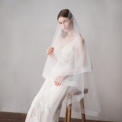 white christmas dresses Deep V-neck Lace Boho Wedding Dress with Cut Hem – loveangeldress main image 0