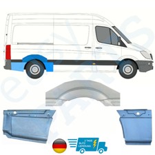 Für Mercedes Sprinter Crafter 2006- Mittel 3x Hinten Radlauf Reparaturblech Satz