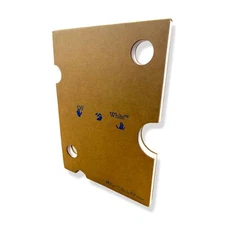 $60 Off-White Brown Peacock Cutout Craft Wrapped Notepad