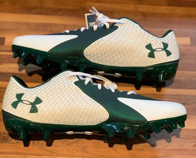 New Under Armour Clutchfit Nitro Wh/Forest Green 4D Foam Football