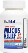 ® Mucus Relief | Guaifenesin 1200 Mg | NO Benzene |100 Tablets | Maximum Strengt
