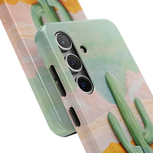 Cute Cactus in Desert Embroidery Print Tough Smart Phone Case iPhone Case - Picture 85 of 99