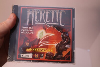 Sealed Brand New Heretic (PC, 1994) Shareware