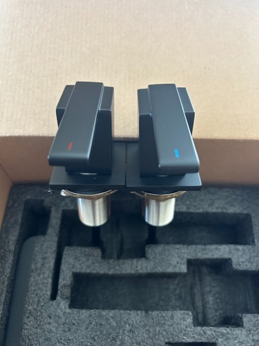 KENES Matte Black Widespread Bathroom Faucet 3 Hole W Pop Up Drain/ Supply Lines - Picture 2 of 7