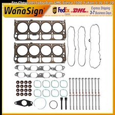 Per Chevrolet Suburban GMC Sierra 1500 Yukon 5.3L 14-20 Set Guarnizioni Testa e Bulloni
