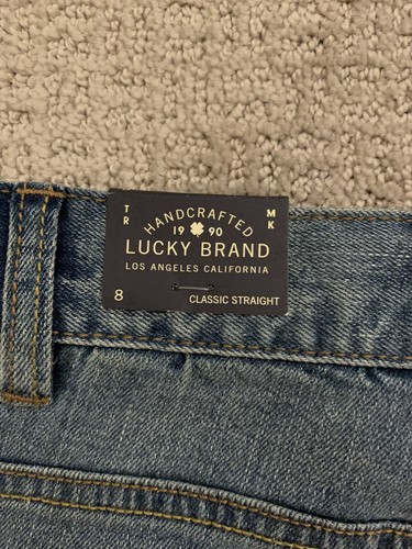 Lucky Brand Boys' 5-Pocket Classic Fit Straight Leg Denim Jean - Picture 3 of 3