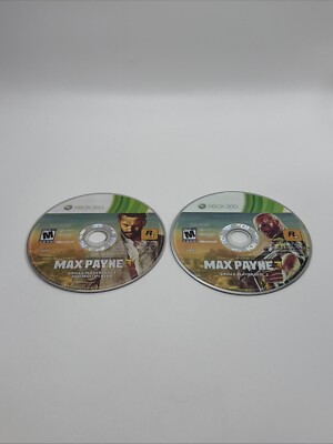 Max Payne 3 (Microsoft Xbox 360, 2012) Both Discs Only Tested Working