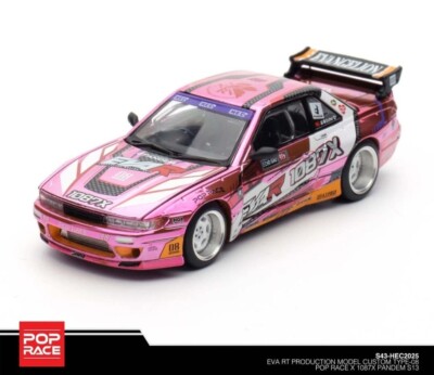 1/64 EVA RT POP RACE × 1087X PANDEM S13 Xcartoys x Pop Race 1:64 EVA RT CUSTOM TYPE-08 087X PANDEM