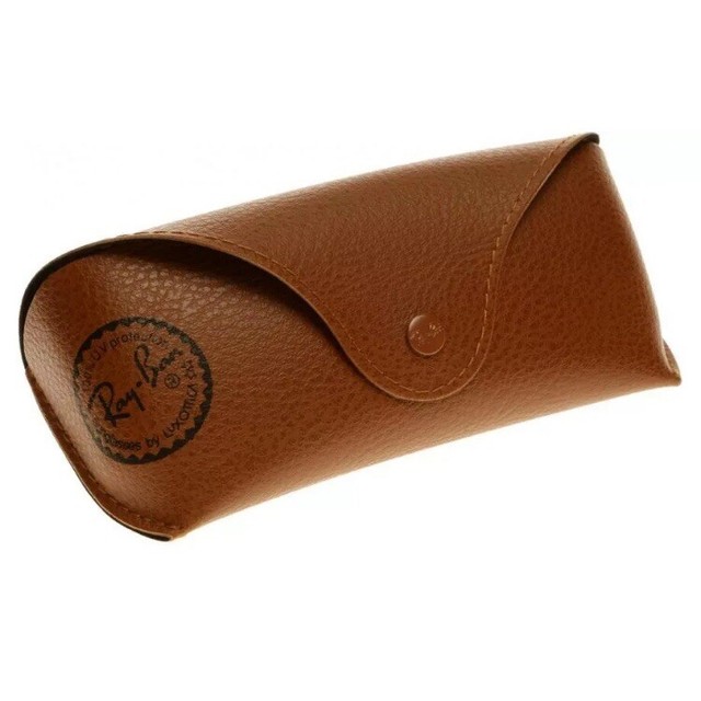 RayBan Leather Sunglass / Eyeglass Case BROWN with Manual