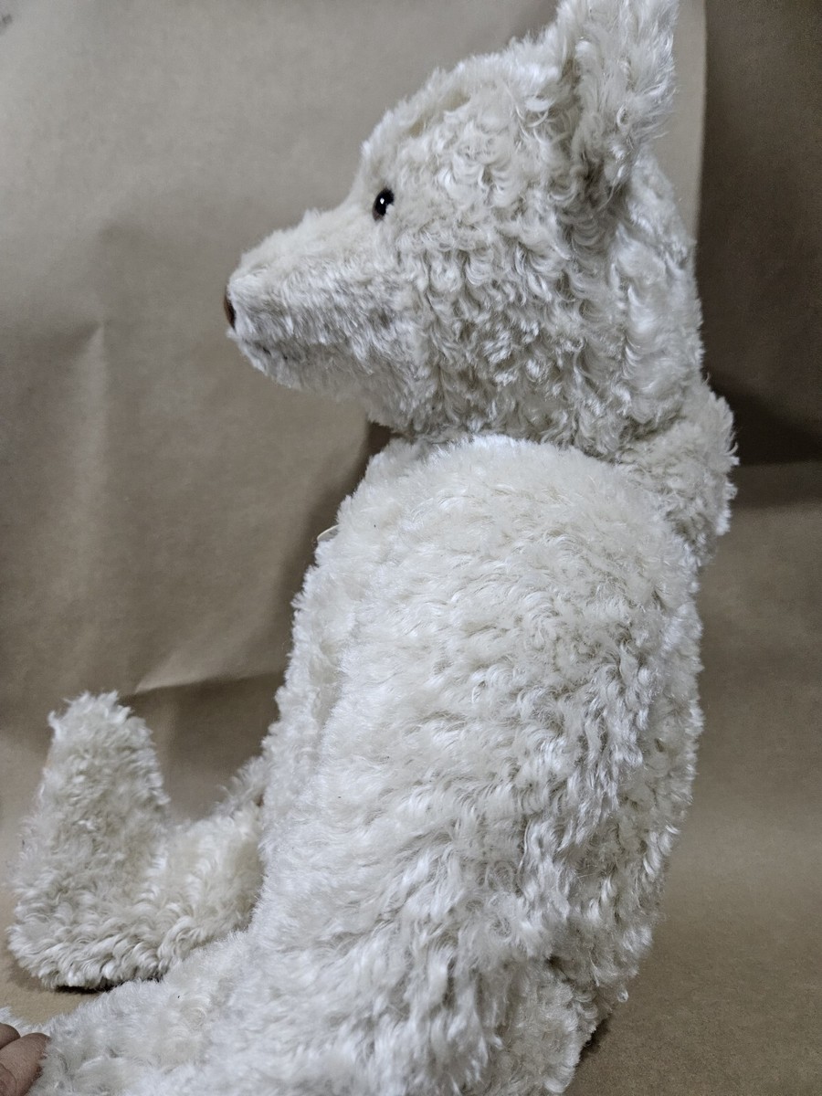 STEIFF 26” WHITE TEDDY BEAR 1908 #406041 - MINT CONDITION 1994