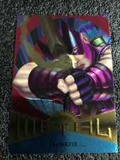 1995 fleer marvel metal Hawkeye 22