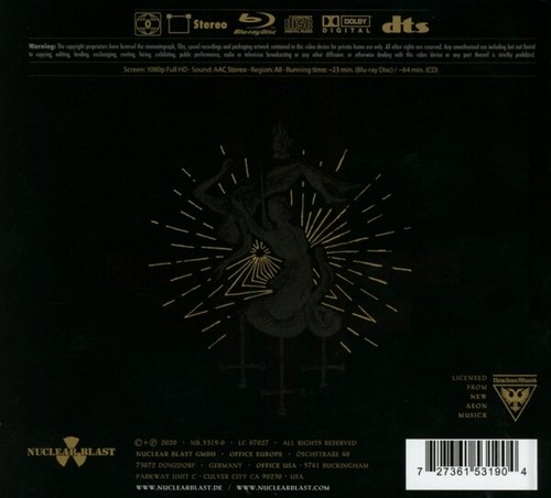 BEHEMOTH - I LOVED YOU AT YOUR DARKEST-TOUR EDT. DIGIBOOK CD+BLU-RAY NEU - Bild 2 von 2