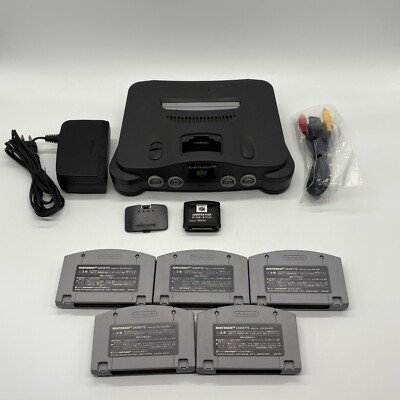 NINTENDO 64 - Nintendo64 セット売り Official NINTENDO 64 N64 Console REGION FREE Bundle Play US