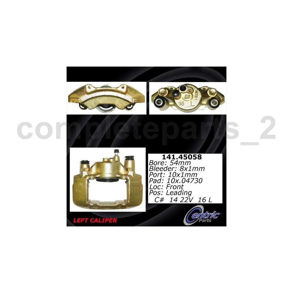 2 Front Brake Calipers Fits 2000 Ford Escort 2001 Ford Escort 2002 Ford Escort - Image 2 of 4