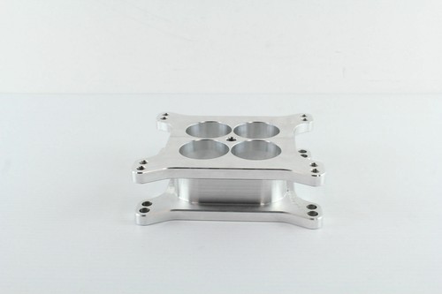 Aeroflow 2 in. Tapered High Velocity Carby Spacer Billet for Holley 4150 Flange - Picture 4 of 11