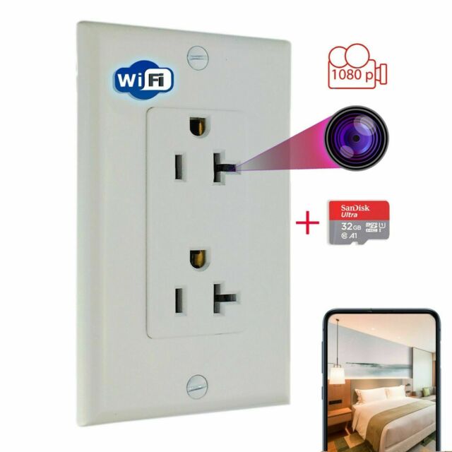 1080p HD Wifi IP Wall Outlet Home Security Mini Camera Video & Audio Recorder 1080p HD Wifi IP Wall Outlet Home Security Mini Camera Video & Audio Recorder