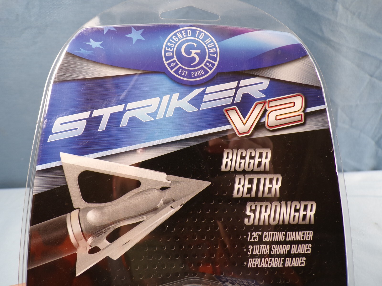 NIP Pack of 3 G5 Striker V2 100 Grain Broadheads NEW IN PACK eBay