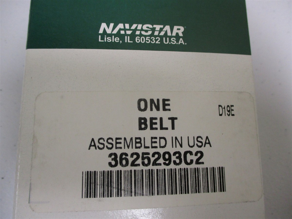 3625293C2 NEW INTERNATIONAL FLEETRITE 8PK1979 SERPENTINE BELT  